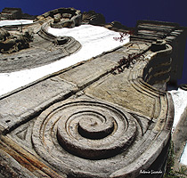 Chafariz de Marília e Dirceu - Cantaria em quartzito, Ouro Preto, MG